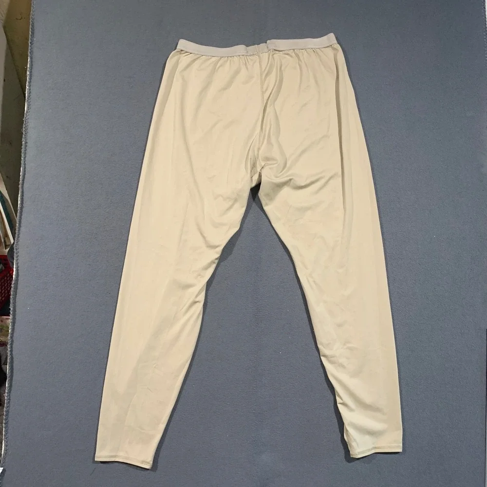 Peckham Polartec Base Layer Pants Mens L Long Tan Silkweight ECWCS Gen III L1